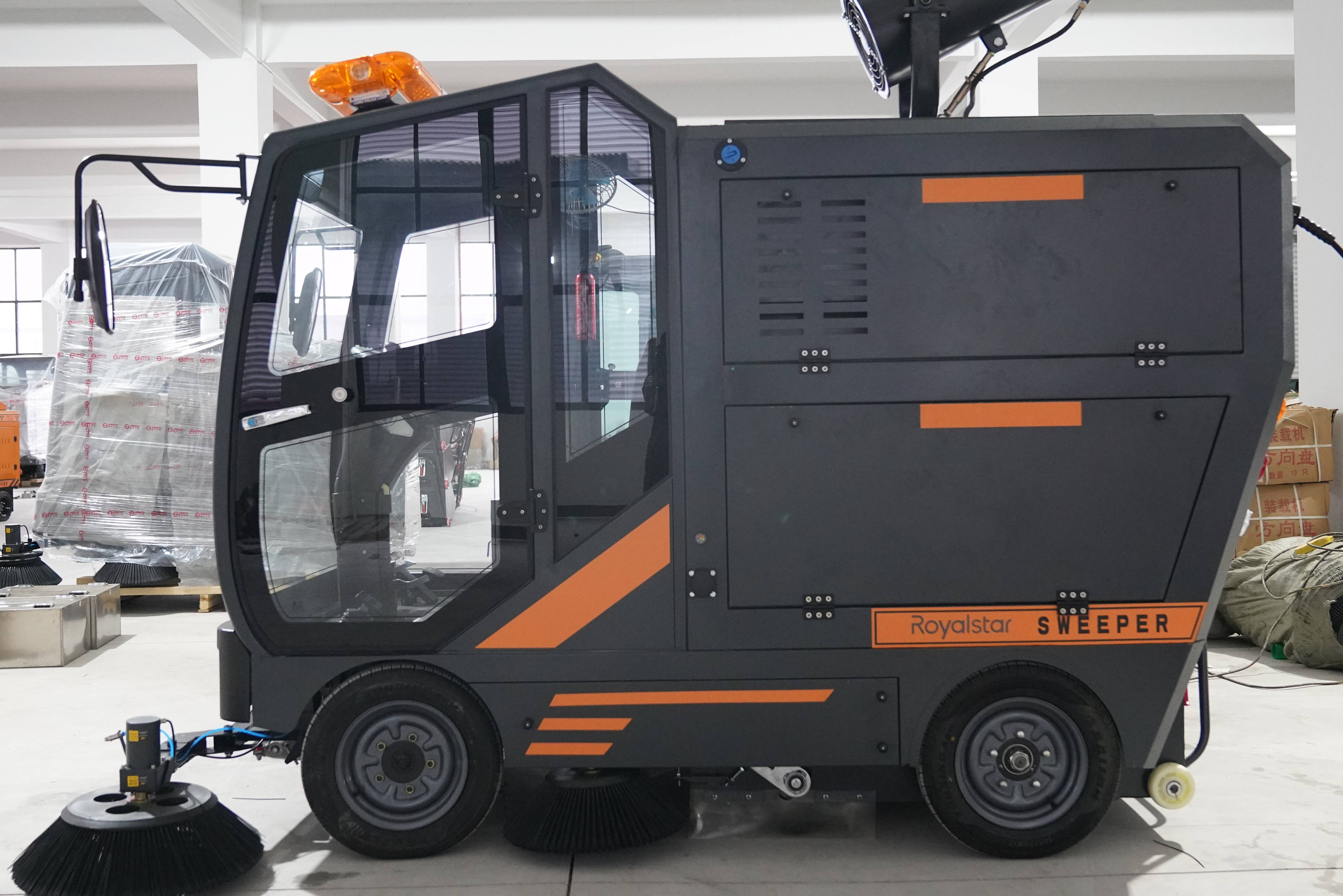 駕駛式掃地車的維護